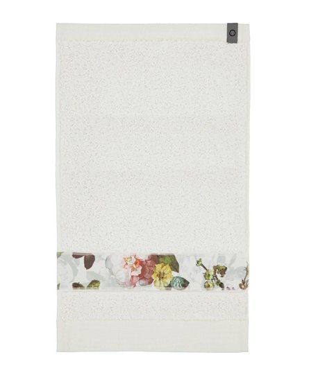 Essenza Fleur gastendoek Natural 30x50