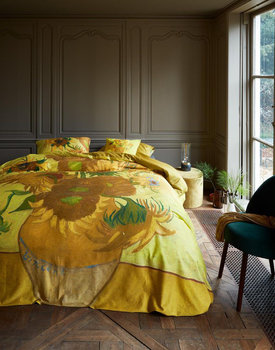Beddinghouse x Van Gogh dekbedovertrek Tournesol geel