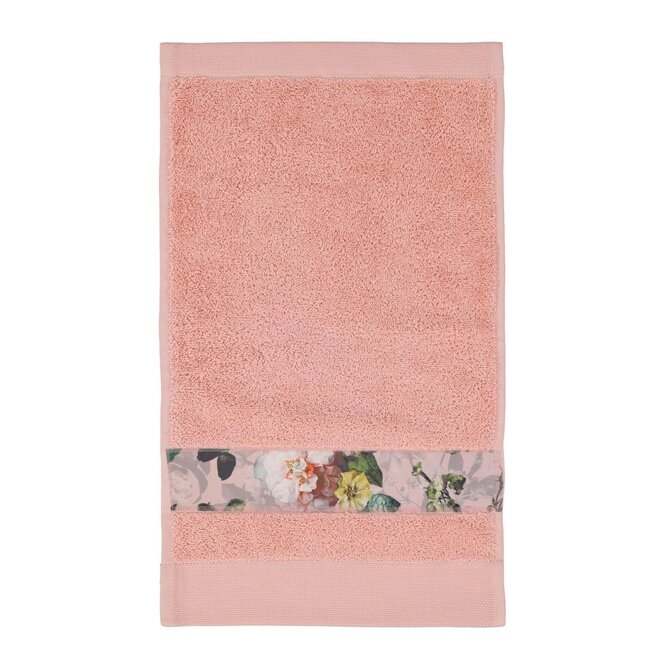 Essenza Fleur gastendoek Rose 30x50