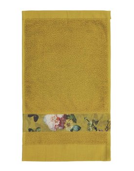 Essenza Fleur gastendoek Yellow 30x50