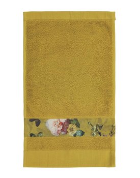 Essenza Fleur gastendoek Yellow 30x50