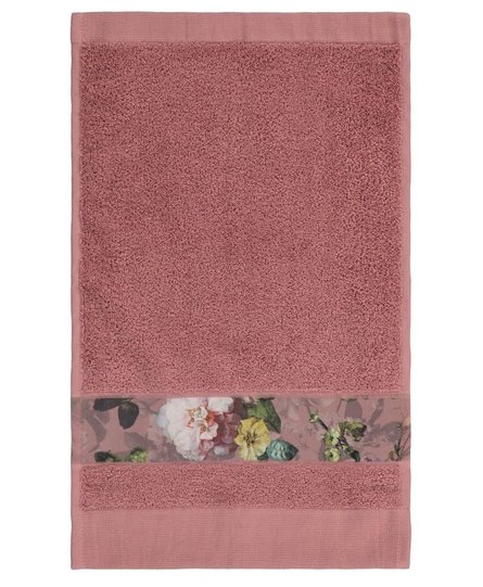 Essenza Fleur gastendoek Dusty Rose 30x50