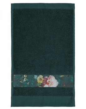 Essenza Fleur gastendoek Dark Green 30x50