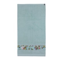 Essenza Fleur baddoek Green 70x140