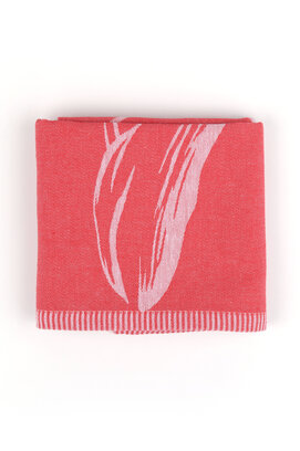 Bunzlau Castle Tulips theedoek 65x65 Red