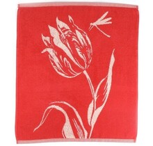 Bunzlau Castle keukendoek Tulips red