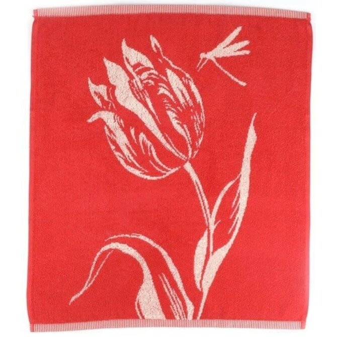 Bunzlau Castle Tulips keukendoek 53x60 Red