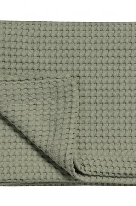 Vandyck Pique wafel deken Light Olive 270x250