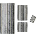 Cawö Cawo Lifestyle Streifen Handdoek 7048 Kiezelsteen-37 50x100
