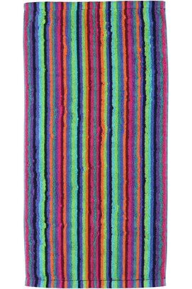 Cawo Lifestyle Streifen Handdoek 7048 Multi-84 50x100
