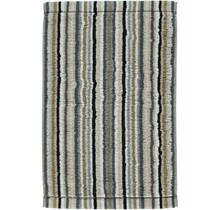 Cawo Lifestyle Streifen Gastendoekje 7048 Kiezelsteen-37 30x50