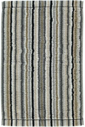 Cawo Lifestyle Streifen Gastendoekje 7048 Kiezelsteen-37 30x50