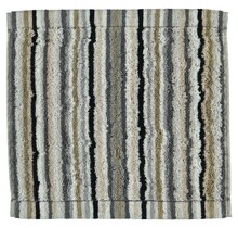 Cawo Lifestyle Streifen Gezichtsdoekje 7048 Kiezelsteen-37 30x30