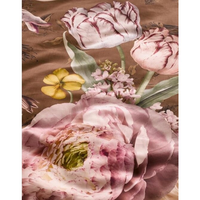 Essenza Aimee Dekbedovertrek Cafe Noir 260x200/220 Essenza Aimee Dekbedovertrek Cafe Noir 260x200/220