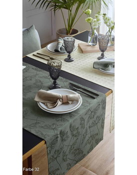 Sander placemat Lara green-32 35x50