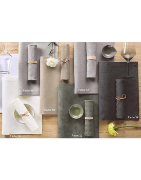 Sander placemat Lara green-32 35x50