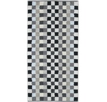 Cawö Unique Karo Handdoek anthrazit