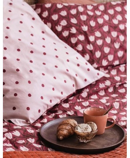 Covers & Co Tulip Mania Dekbedovertrek Red 140x200/220