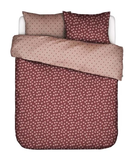 Covers & Co Tulip Mania Dekbedovertrek Red 240x200/220