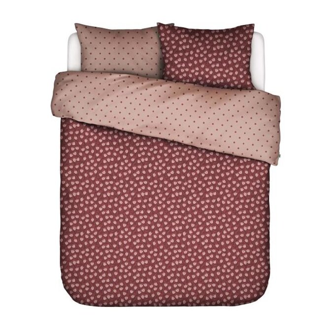 Covers & Co Tulip Mania Dekbedovertrek Red 240x200/220