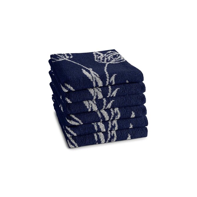 DDDDD keukendoek lisse 50x55 blue per stuk