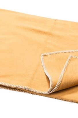 David Fussenegger plaid Sylt uni 140x200cm Gold