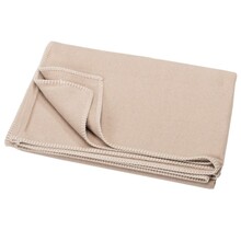 David Fussenegger plaid Sylt uni 140x200cm Zement