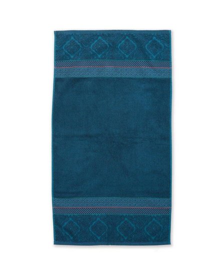 Pip Studio handdoek Soft Zellige 55x100 Donkerblauw