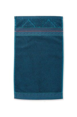 Pip Studio gastendoek Soft Zellige Donkerblauw