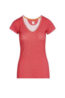 Pip Studio Toy Short Sleeve Rococo Red L