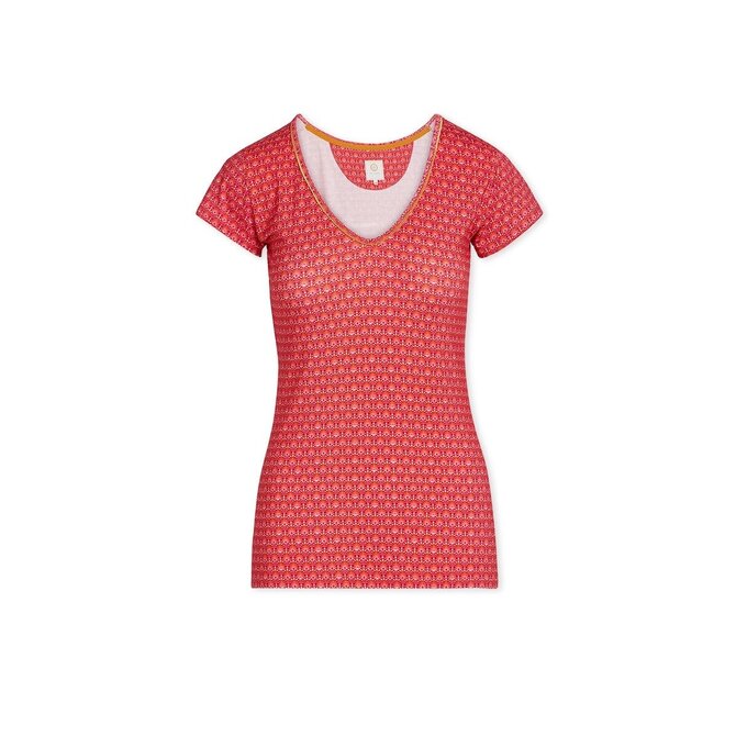 Pip Studio Toy Short Sleeve Rococo Red L