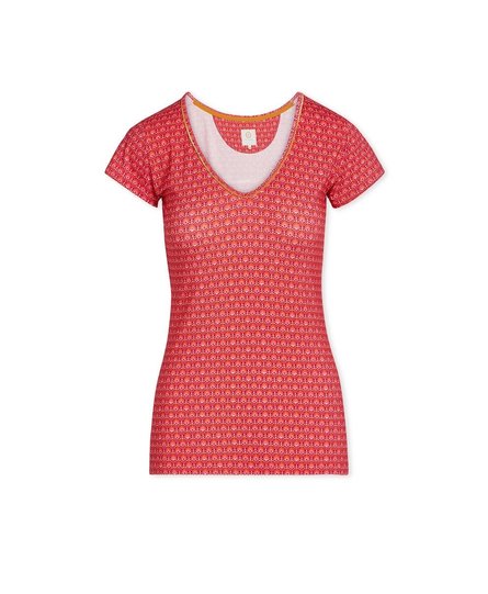 Pip Studio Toy Short Sleeve Rococo Red S