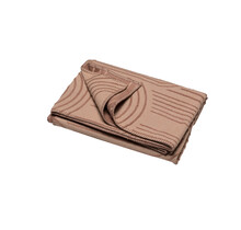 David David Fussenegger plaid Deco arches 130x200 noisette