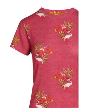 Pip Studio Tanja Short Sleeve My Heron Pink M