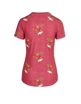 Pip Studio Tanja Short Sleeve My Heron Pink M