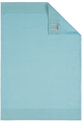 Cawö theedoek Two-tone 50x70 turquoise