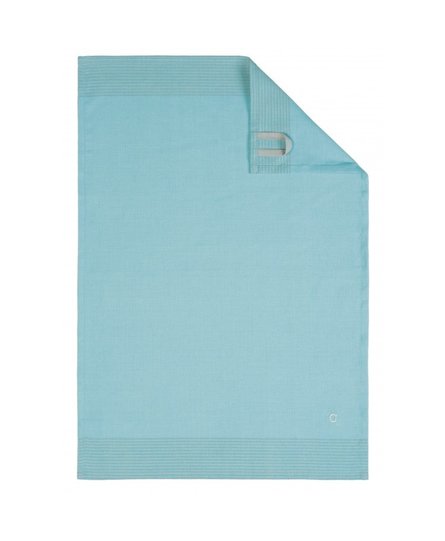 Cawö theedoek Two-tone 50x70 turquoise