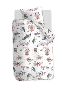 Beddinghouse Kids Sweet Birds Dekbedovertrek - Roze 100 x 135