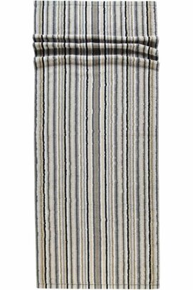 Cawo Lifestyle Streifen Saunahanddoek 7048 Kiezelsteen-37 70x180