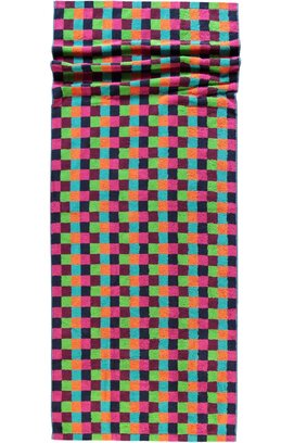 Cawo Lifestyle Karo Saunahanddoek 7047 Multi-84 70x180