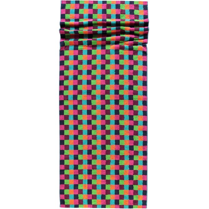 Cawo Lifestyle Karo Saunahanddoek 7047 Multi-84 70x180