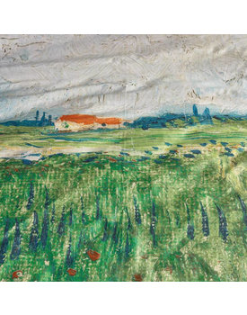 Beddinghouse x Van Gogh Museum Field With Poppies Dekbedovertrek - Groen 200x200/220