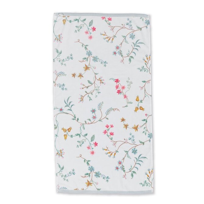 Pip Studio Les Fleurs White 55x100 Pip Studio Les Fleurs White 55x100