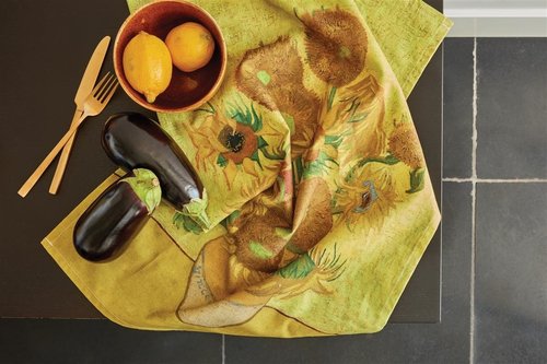 Beddinghouse Beddinghouse x Van Gogh Museum Sunflower Tea Towel Yellow