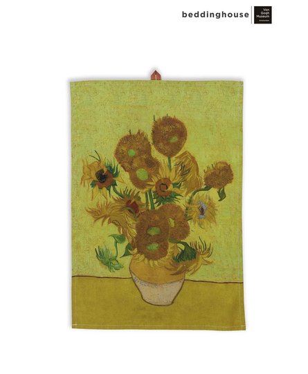 Beddinghouse x Van Gogh Museum Sunflower Tea Towel Yellow