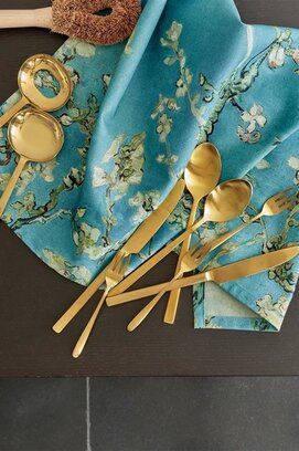 Beddinghouse x Van Gogh Museum Blossom Tea Towel Blue