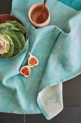 Beddinghouse x Van Gogh Museum Fleurir Tea Towel Blue