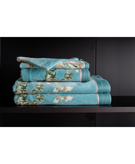 Beddinghouse x Van Gogh Museum Blossom Guest Towel Blue