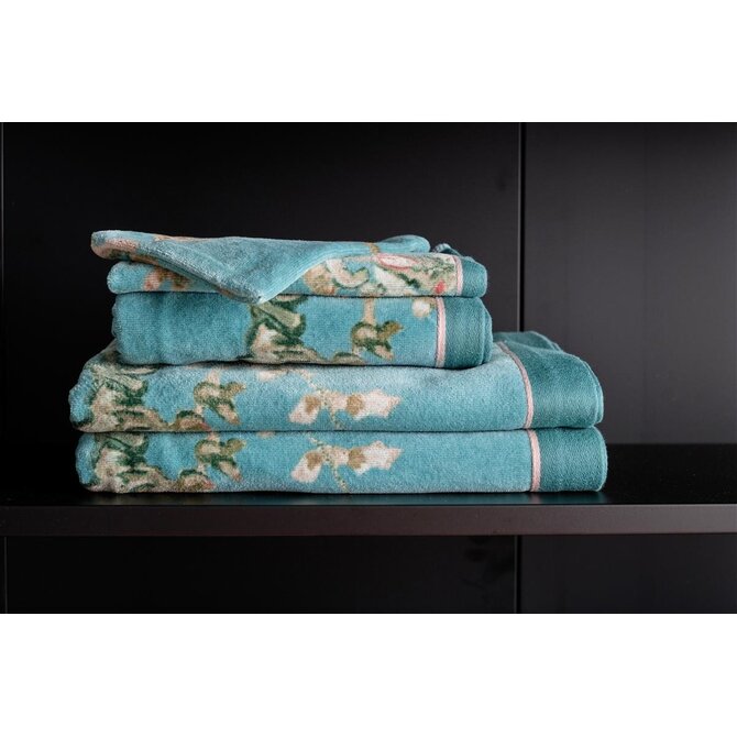 Beddinghouse x Van Gogh Museum Blossom Guest Towel Blue