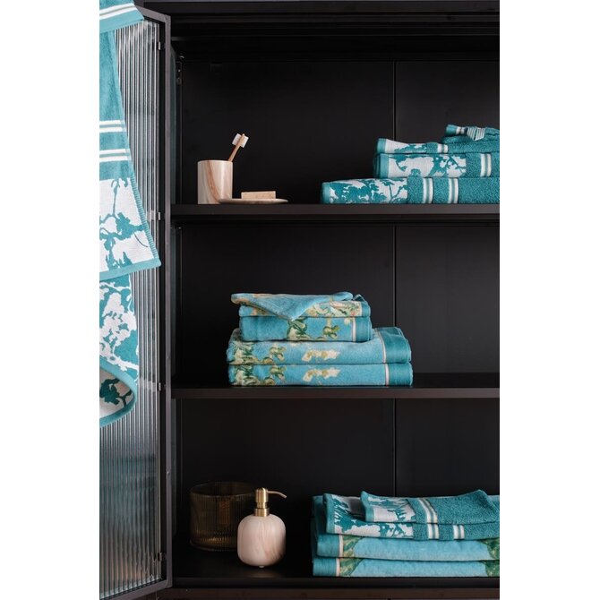 Beddinghouse x Van Gogh Museum Blossom Guest Towel Blue